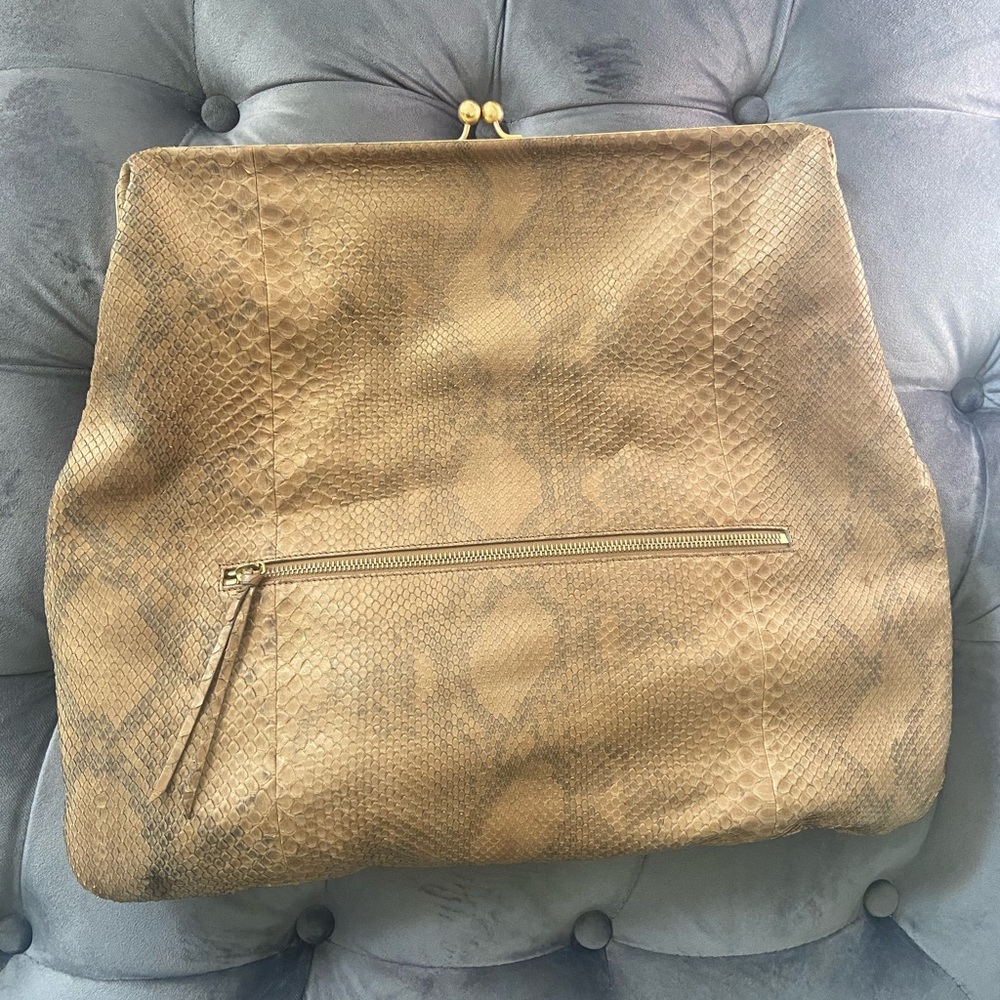 Never Used - Devi Kroell Oversized Python Purse B… - image 3